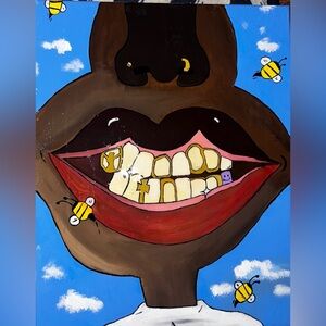 “Mediocre S**t” Painting